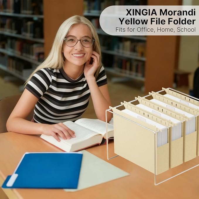 XINGIA Plastic Hanging File Folders, Letter Size - Image 7