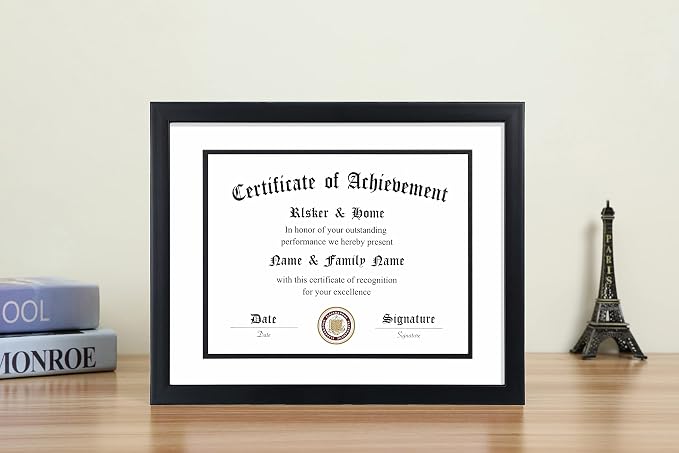 ELSKER&HOME 8.5x11 Diploma Frame, Display Degree or Award Frames - Image 2