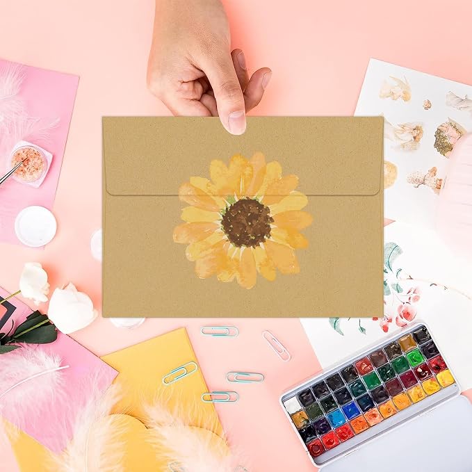 100 Packs 5x7 Kraft Envelopes, A7 Envelopes - Image 4