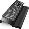 Compact Keyboard Stand w/Silicone Wrist Rest & 3-Level Height Adjustment by KlearlookMaximizedClarity