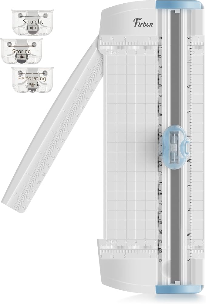 Firbon 3-in-1 Paper Cutter, Scoring & Perforating Blades by Firbon