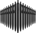 BallPoint Pens, 50 Pack, Bulk Pens, Click Pens by Wiaziert