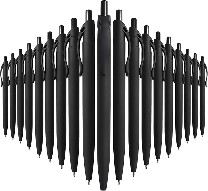 BallPoint Pens, 50 Pack, Bulk Pens, Click Pens by Wiaziert