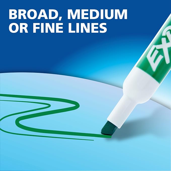 EXPO Dry Erase Markers Kit, Chisel Tip, Spray Cleaner, Office Essentials - Image 7