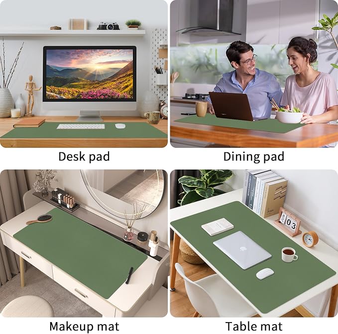 Bloss Green Desk Mat, Desk Matt - Image 3