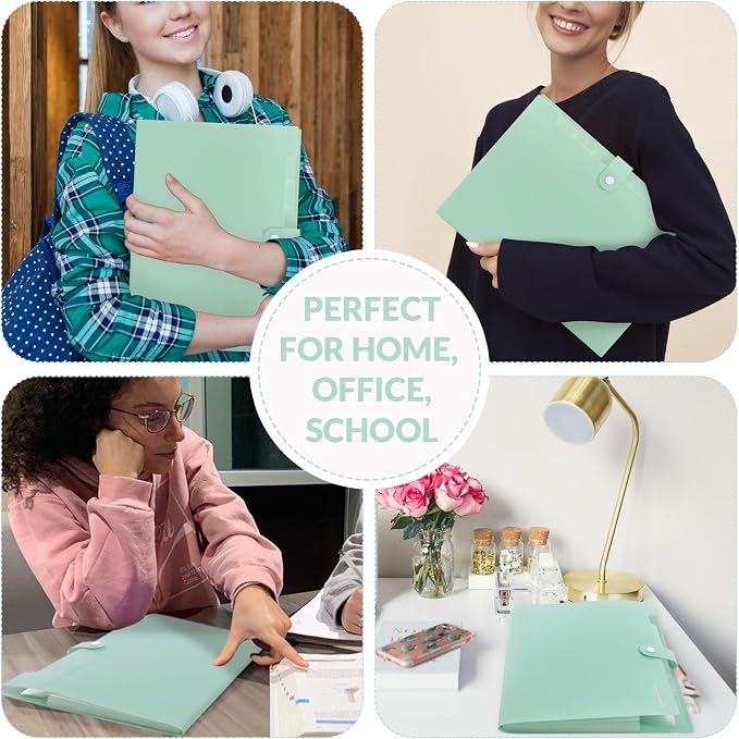 SKYDUE Accordion File Organizer, Expanding File Folder - Image 4