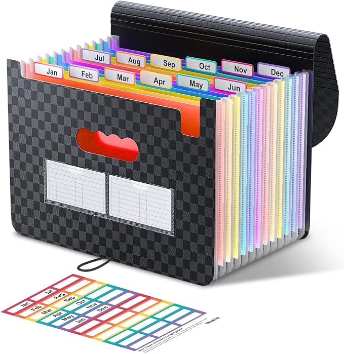 ThinkTex Accordion File Organizer, 12 by ThinkTex