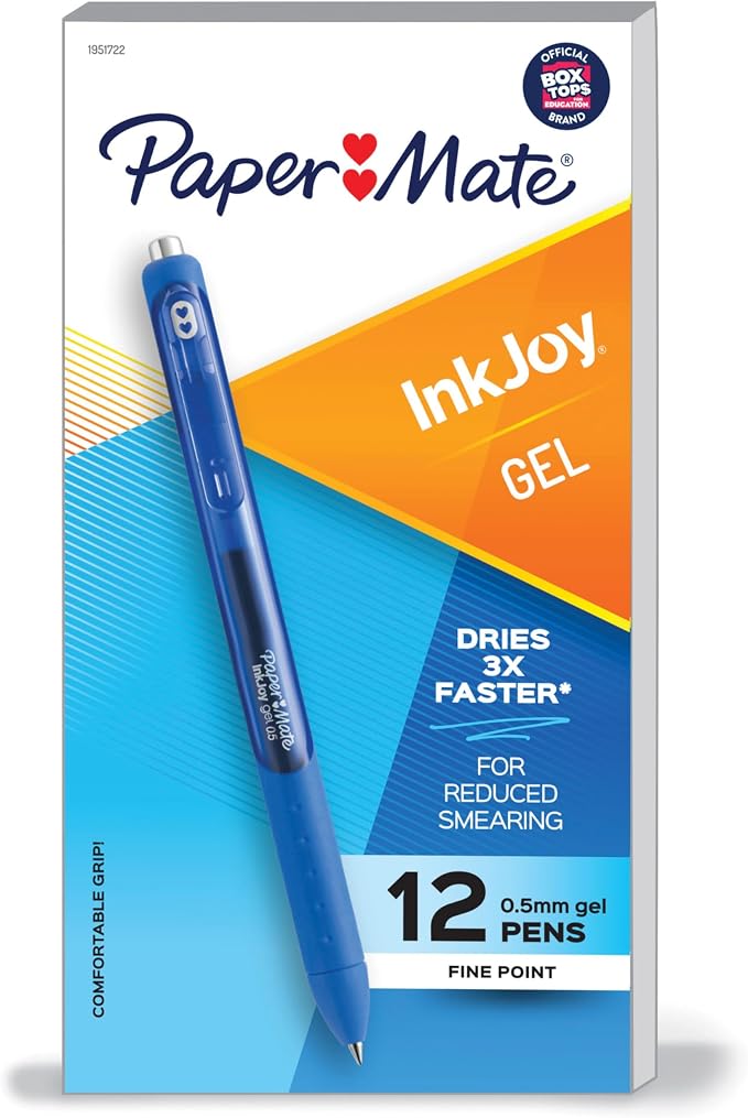Paper Mate InkJoy Gel Pens, Fine Point, Teacher Supplies, Note-Taking by Unknown