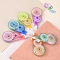 Temiary 6 Pcs Correction Tapes for Instant Corrections, Aesthetic Tape for by Temiary