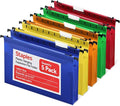 Staples Poly Expanding Hanging File Pockets, Letter Size, Durable Poly by Staples