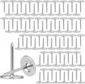 120pcs Flat Head Thumb Tacks for Wall, 0.4" x 0.6" Decorative Wall Pins Nails by Unknown