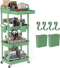 4 Tier Rolling Utility Cart by LLMRR
