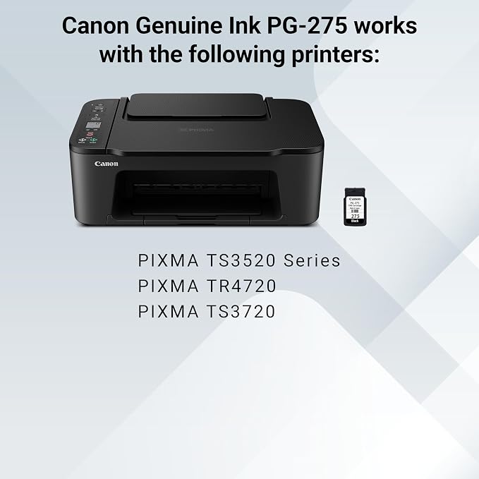 Canon PG-275 Genuine Black Ink Cartridge, Compatible - Image 2