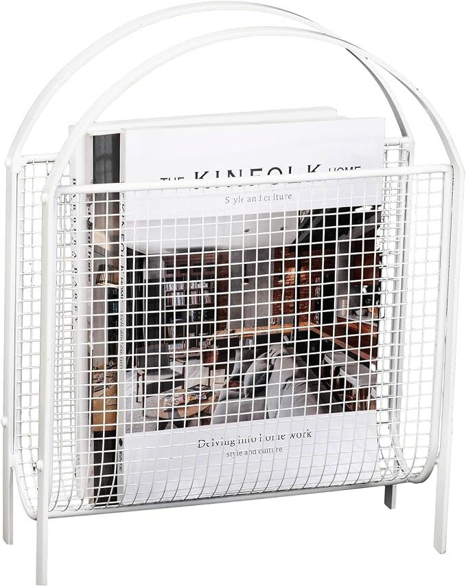 MyGift Magazine Rack, Floor Freestanding Magazine Holder by MyGiftHome