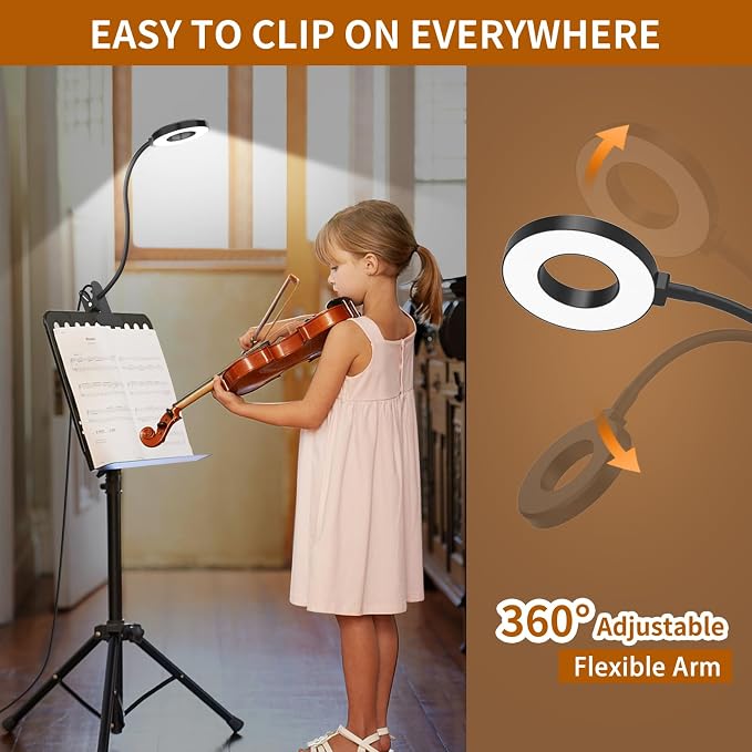iZELL Desk Lamp, LED Reading Light - Image 5
