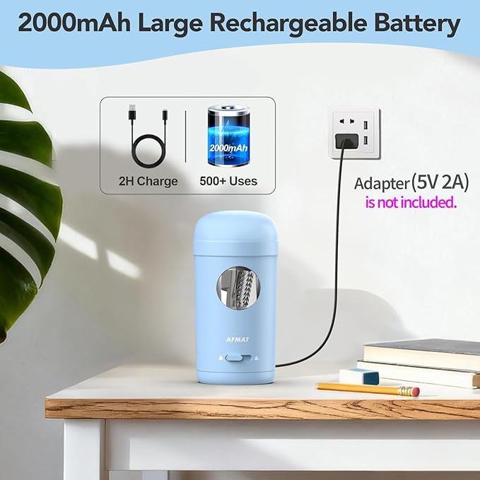 AFMAT Electric Pencil Sharpener, Fully Automatic Pencil Sharpener - Image 5