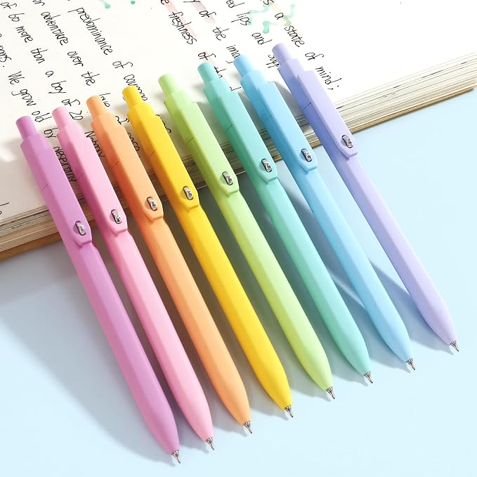 Vitoler Cute Gel Pens, 8 Pack 0.5mm Fine Point Pens - Image 7