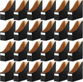 Thenshop 24 Pcs Cardboard Magazine File Holder Organizer, Desk File Organizer by Thenshop