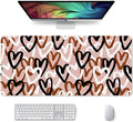 Auhoahsil Large Mouse Pad, XXL Desk Pad, Extened 35" x 15", Non-Slip Rubber Base by Auhoahsil