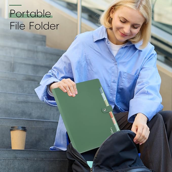 Sooez Elegant Accordion File Organizer - Image 7