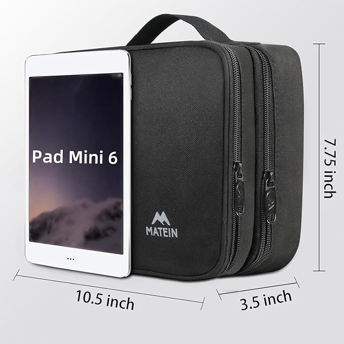 MATEIN Electronics Organizer Travel Case, Water Resistant Cable Organizer Bag - Image 6