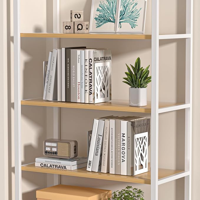 VFINE Withe Bookend 6-Piece, Tree Design Bookends - Image 6