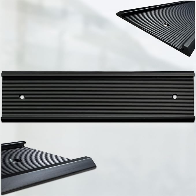10 Pack 2” x 10” Aluminum Name Plate Holders - Image 2