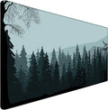 Mouse Pad Forest Background Pattern, Large Mouse Pad by Jovlio