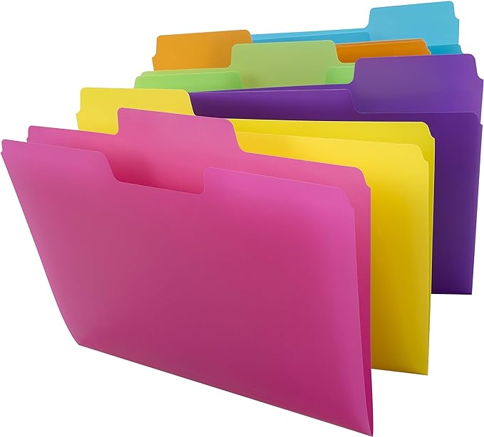 Smead SuperTab Poly Plastic File Folders - Image 3