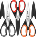 iBayam 3-Pack 8.5"Kitchen Scissors All Purpose Heavy Duty by iBayamDirect