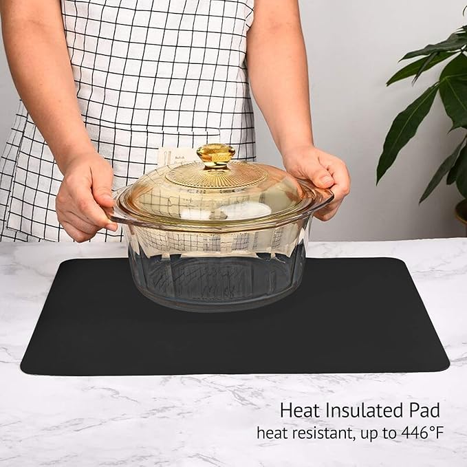 Gartful Silicone Mats for Kitchen Counter, Thicker 0.06", 25 x 17 inches - Image 5
