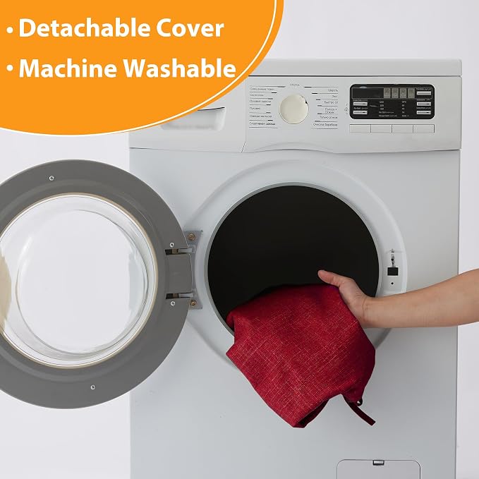 Ruqmuis Chair Cushions for Dining Chairs, D-Shaped Chair Pads - Image 8