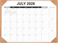 Desk Calendar 2026-2027 with Desk Mat – 22" x 17" Large Desk Pad Calendar Runs by Unknown