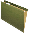 Pendaflex Reinforced Hanging Folders, Legal Size, Standard Green, 1/5 Cut by TOPSProducts