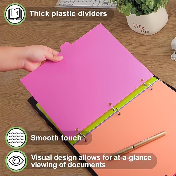 HABGP 24Pcs/3 Set Binder Dividers - Image 6