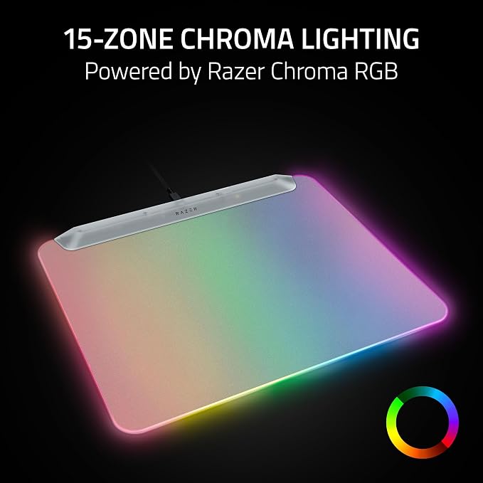 Razer Firefly V2 Pro Fully Illuminated RGB Gaming Mouse Mat: Backlit Design - Image 3