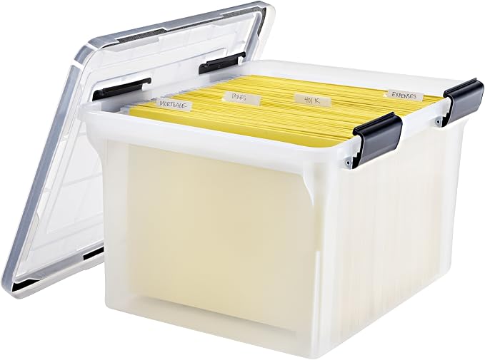 IRIS USA File Box WeatherPro Organizer Plastic - Image 9