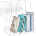 Suzile 2 Pack Clear Acrylic Magazine Holder by Suzile