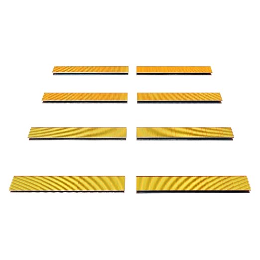 18 Gauge 1/4" Narrow Crown Staples 3/4" Leg Galvanized 5000 Pack by SimCos