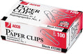 Acco 72380 Smooth Standard Paper Clips, Size 1, 10 Boxes/PK by Unknown