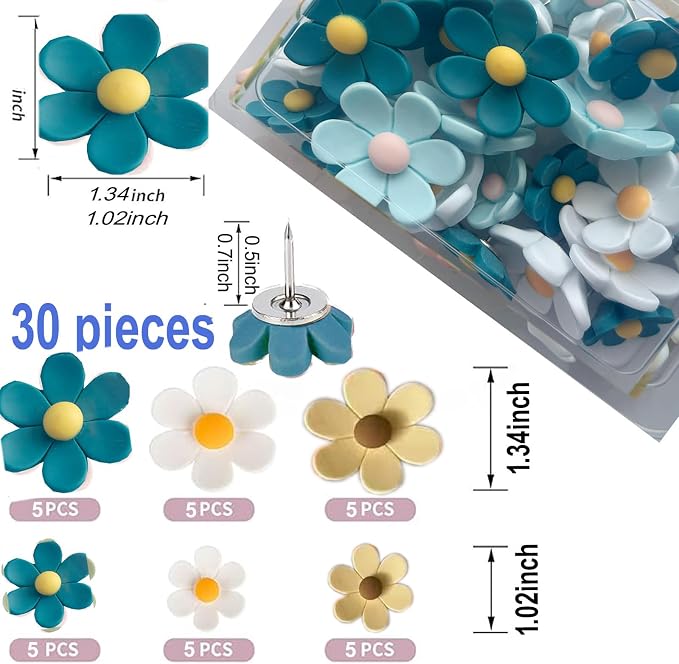 big Push Pins, Feature Wall, Bulletin Board, Office or Home - Image 3