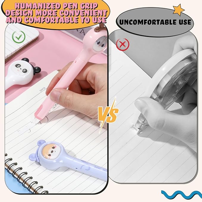 Fullhawl 4 Pcs Cute Correction Tape Pen - Image 4