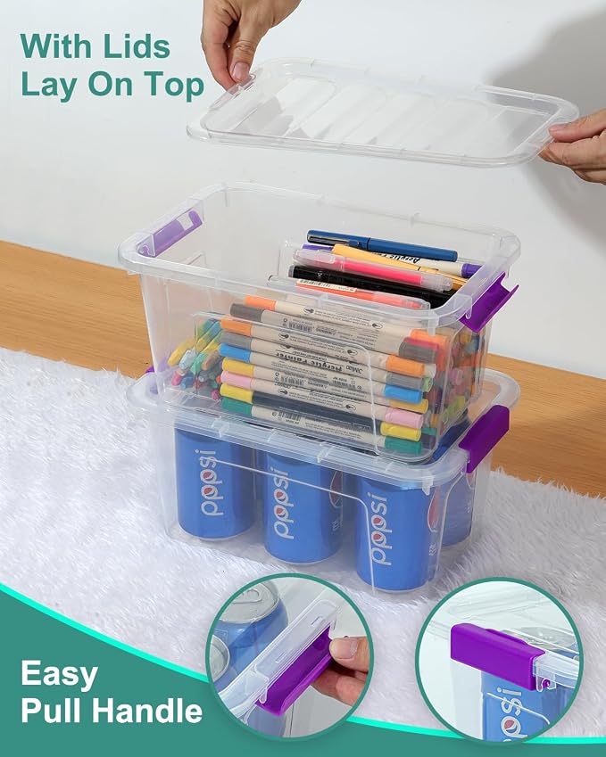 EOENVIVS Clear Storage Bins - Image 6