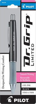PILOT Dr. Grip Limited Refillable & Retractable Gel Pen, Fine Point, Single Pen by PilotCorporationofAmerica