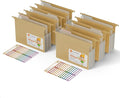 Extra Capacity Hanging File Folders, 3.15" Reinforced Wheat Straw Expanding by EcoStash