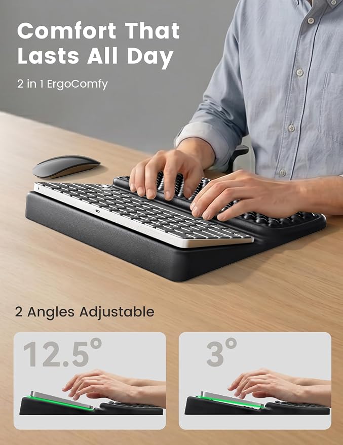 Vaydeer Keyboard Wrist Rest, Keyboard Stand - Image 6