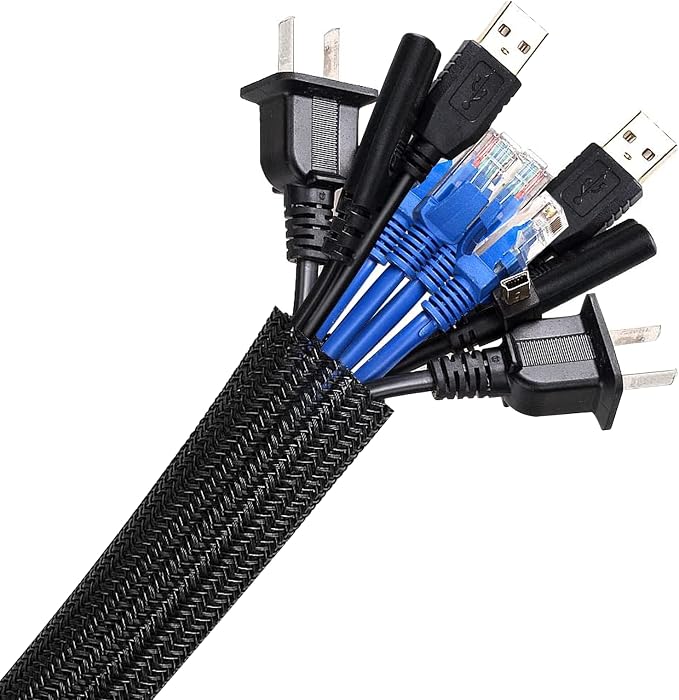 AGPTEK Cable Sleeve, 6.6ft by AGPTEK