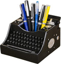Retro Typewriter Pen Holder Desk Organizers by Amoysanli