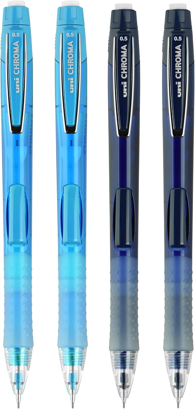 Uniball Chroma Mechanical Pencils 4 Pack, 0.7mm by uni-ball