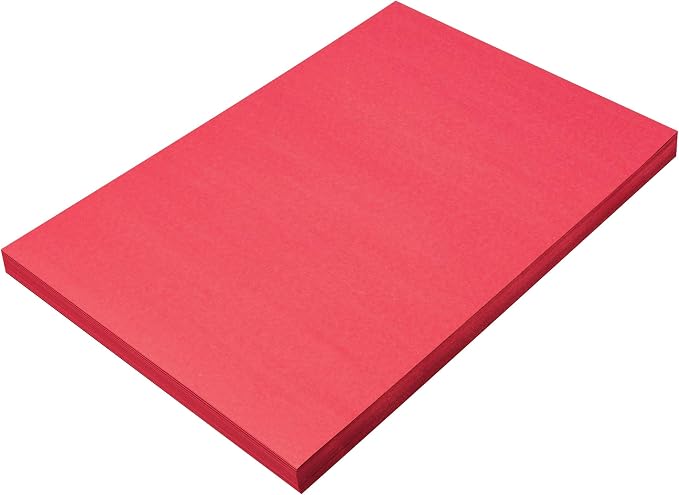 Prang Construction Paper, Holiday Red, 100 Sheets by CreativityStreet%C2%AE